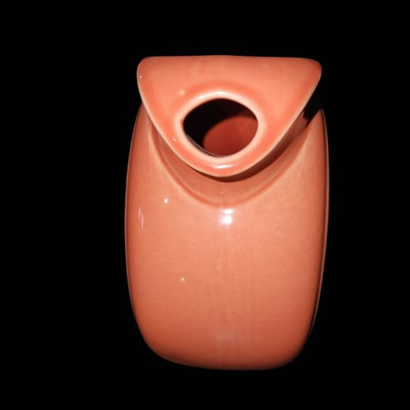 Fiestaware Pitcher Persimmon Large Disk Pitcher by Homer Laughlin USA - Picture 2 of 5